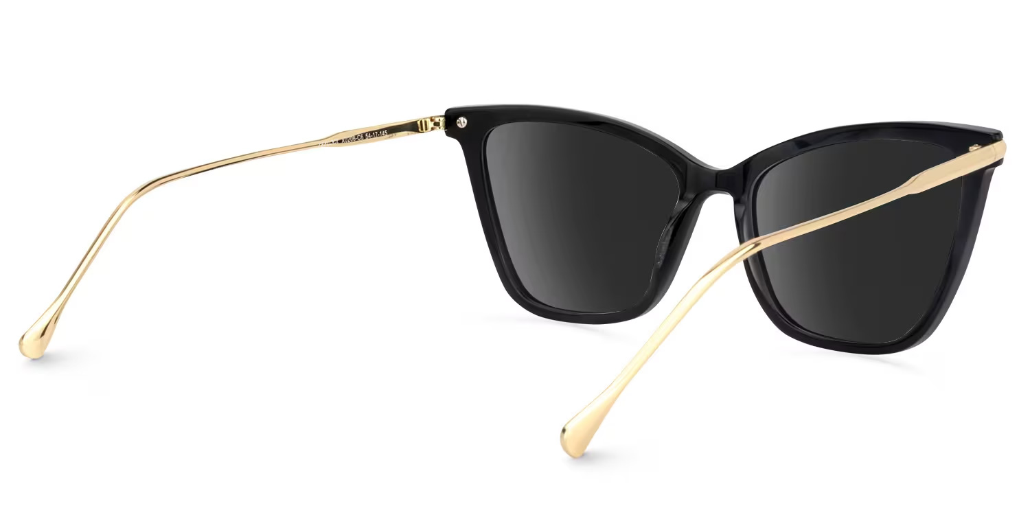 Cat Eye Black Glasses | ZEELOOL UK4