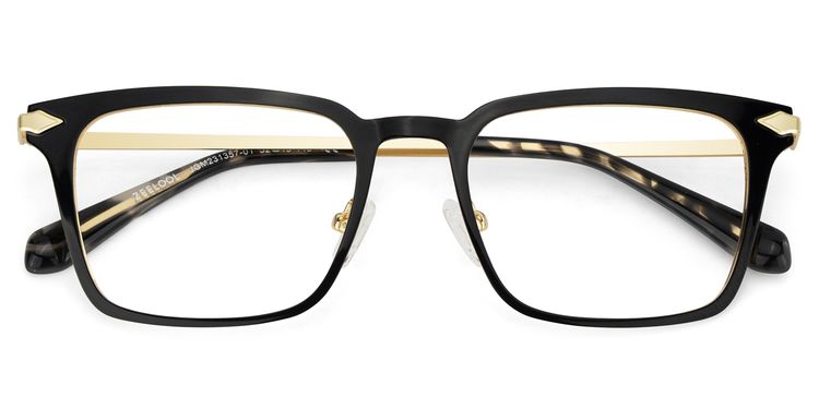 Chaney Rectangle Metal Glasses