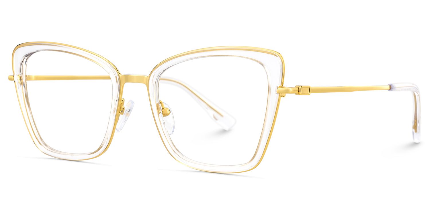 Rosalie Butterfly Clear Color Frame Glasses for Women | Zeelool3