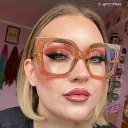 Qatar Beige Square Glasses10