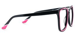 Mechelle Square Black Glasses2