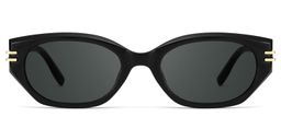 Lagoona Cat Eye Black Sunglasses0
