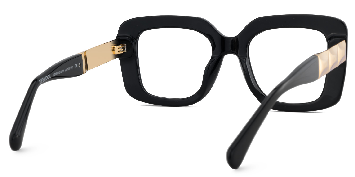 Designer Thick Black Frame Glasses5