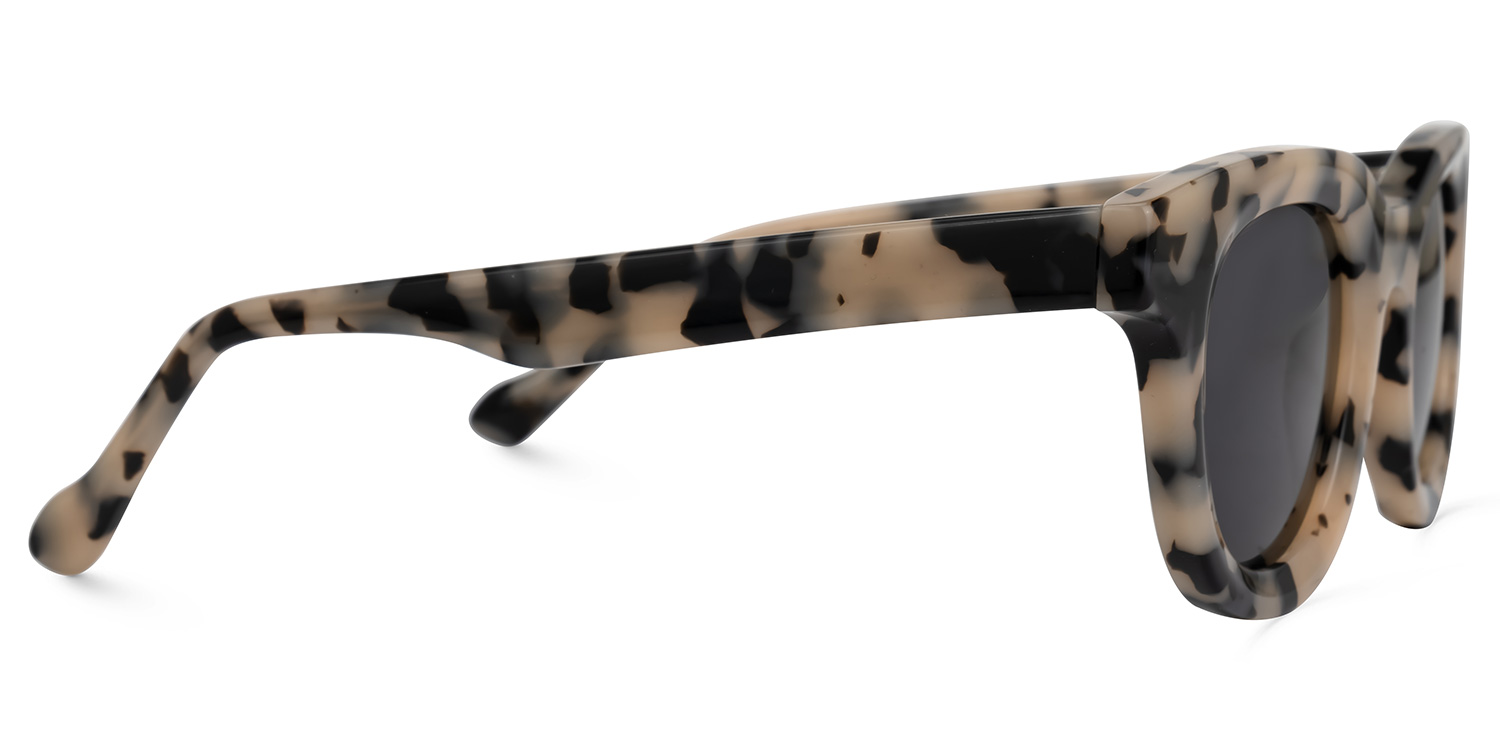 Tyroshia Round Tortoise Sunglasses2