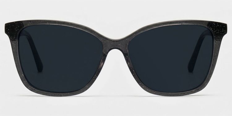 Finnian Square Black Glasses