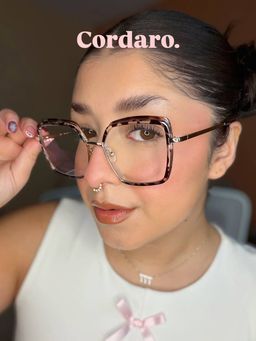 Cordaro Square Clear Tortoise Shell Glasses13
