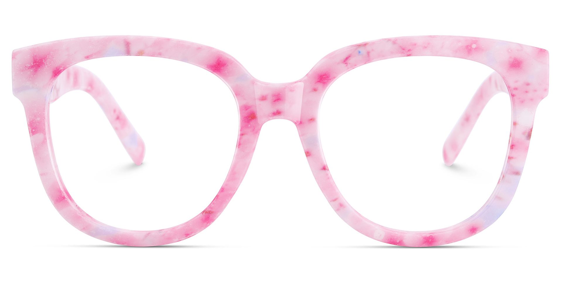 Pink Square Frame Glasses - Harrell on Sale | ZEELOOL UK1