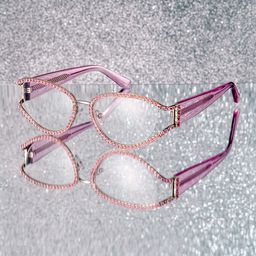 Star Cateye Iridescent Glasses0