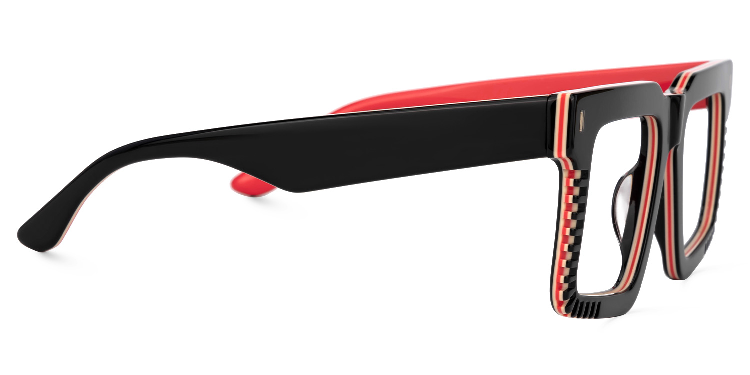 Anderson Square Black Glasses2