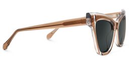 Saucie Cateye Brown Glasses2