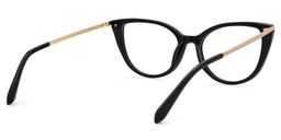 Pearce Cateye Black Glasses3