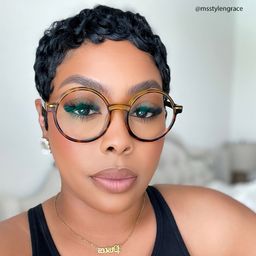 Chantel Tortoise Round Glasses5