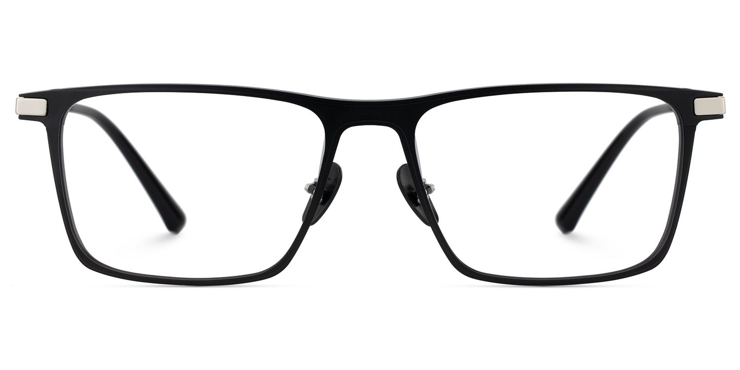 Titanium Eyeglasses for Men in Black Color1