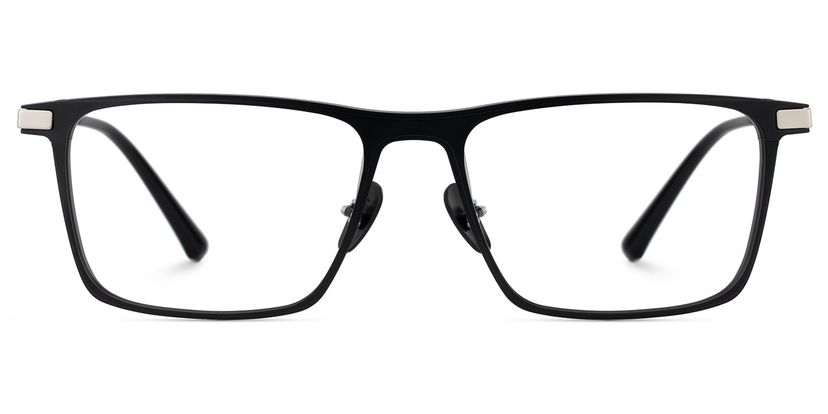 Lincoln Rectangle Black Glasses
