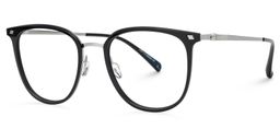 Gilliane Round Black Glasses1