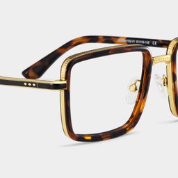 Hunter Square Tortoise Glasses5