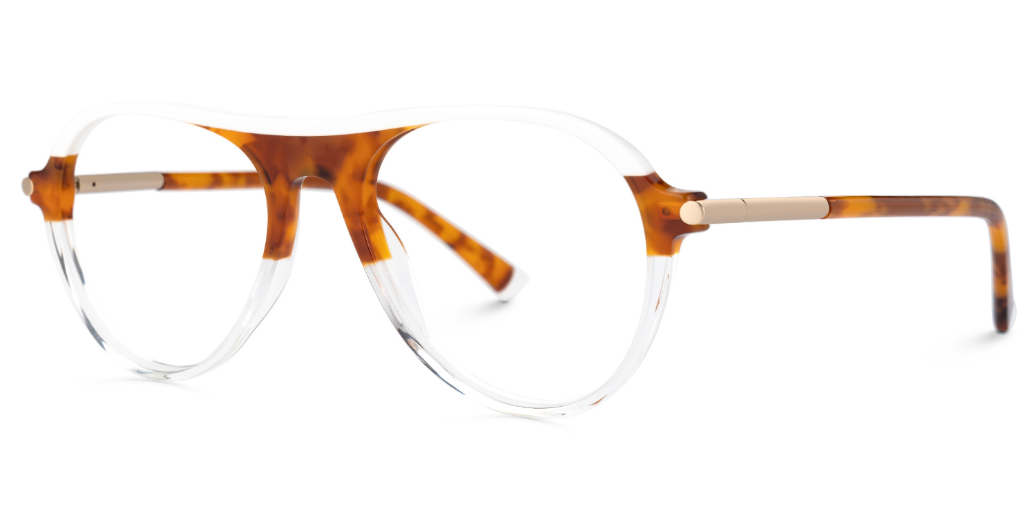 Cisse Brown Thin Frame Eyeglasses | ZEELOOL UK1