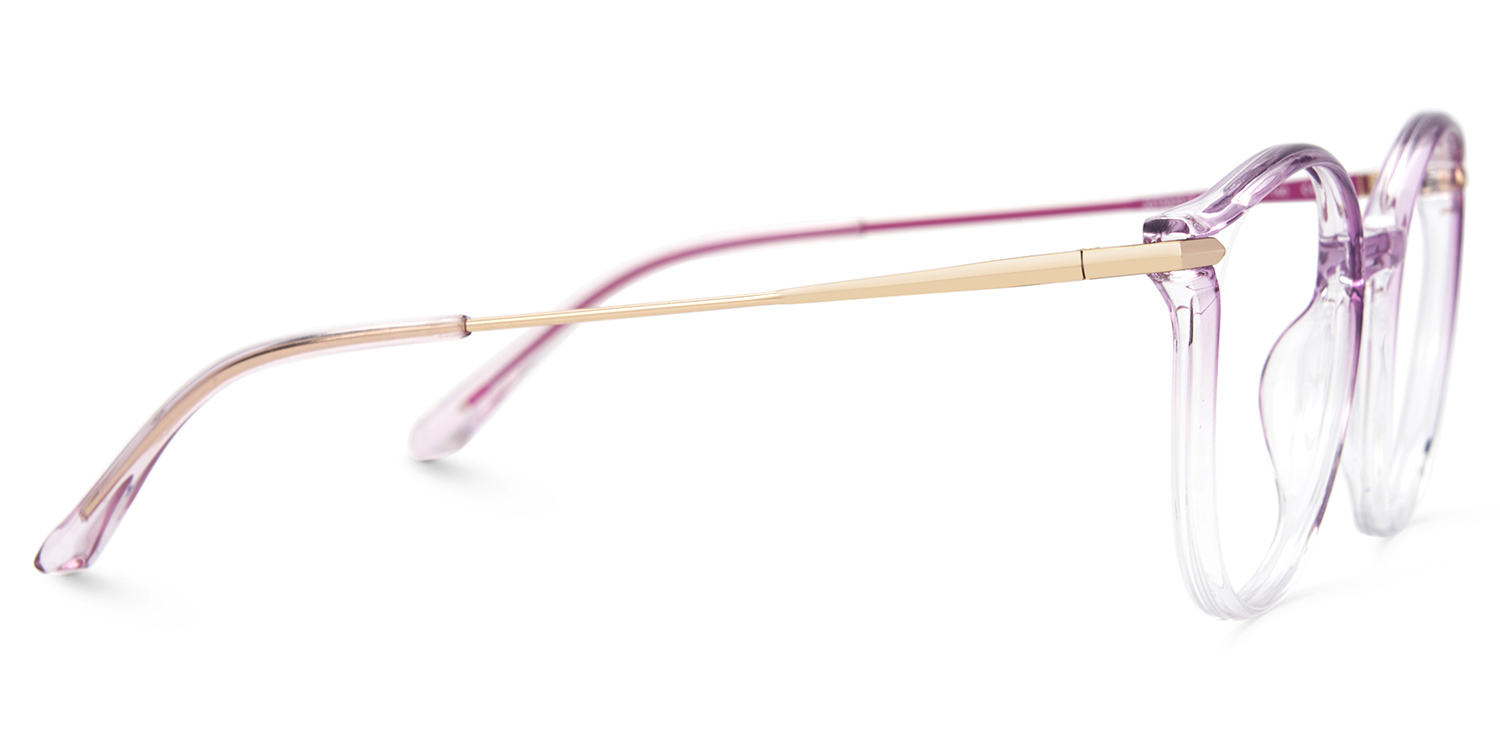 Caylan Round Purple Glasses2