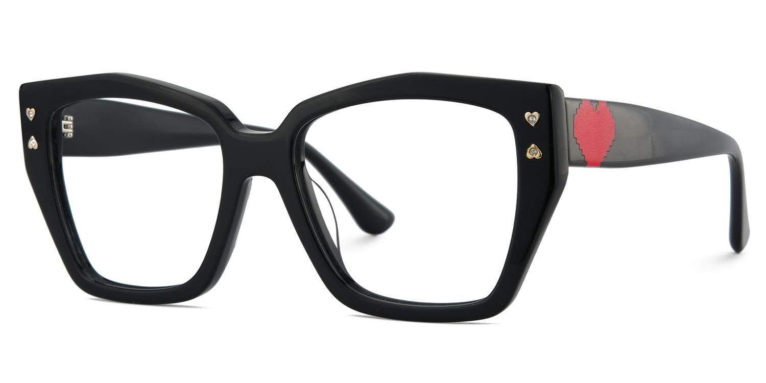 Jemia Butterfly Black Frame Eyeglasses for Women | ZEELOOL UK3