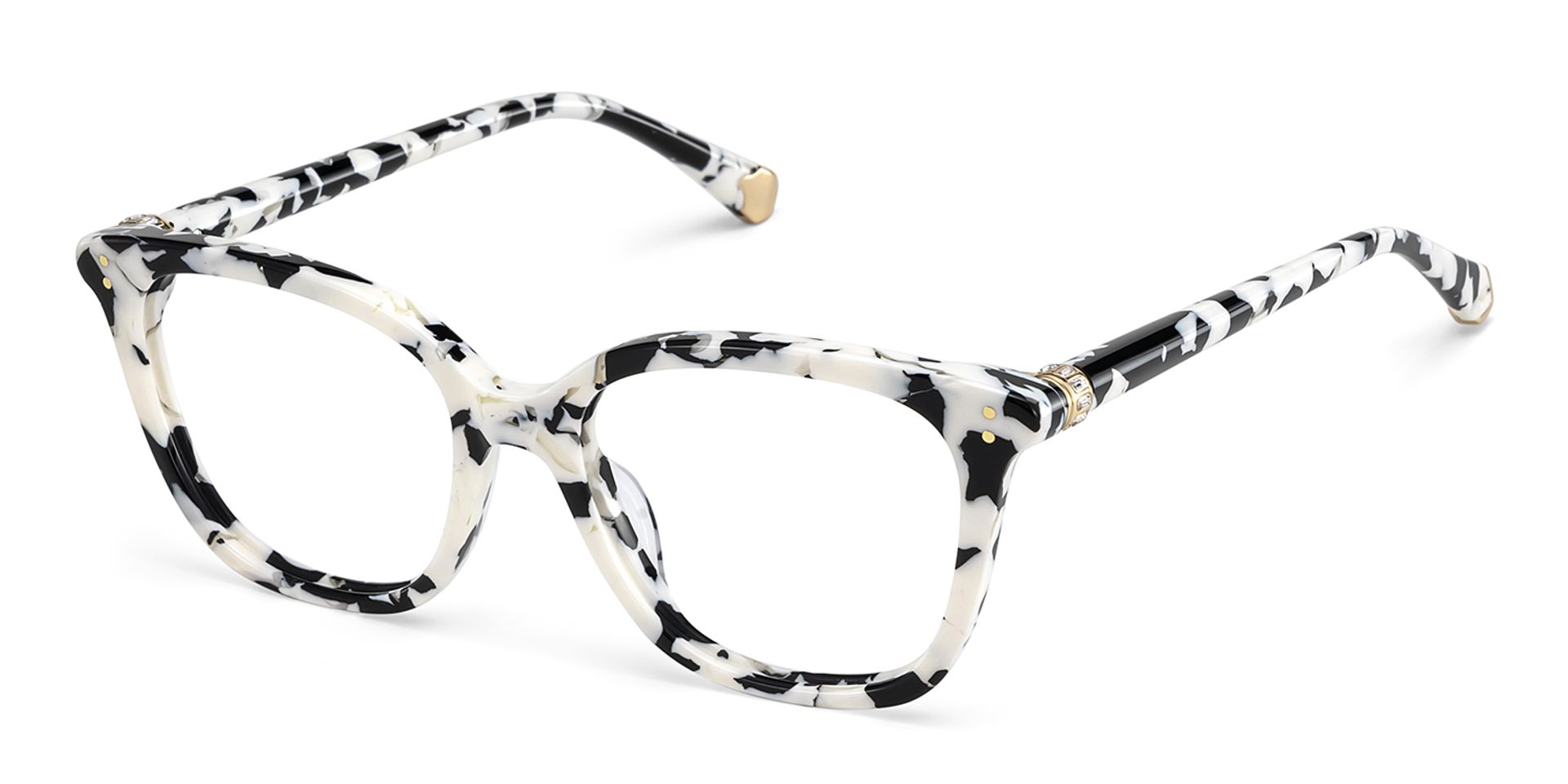 Square Cow Eyeglasses- Miles Acetate Frame Glasses2