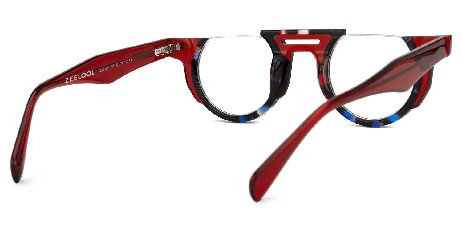 New Red Color for Mastin Acetate Eyeglasses  | ZEELOOL UK3