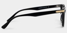 Thomas Rectangle Black Glasses4