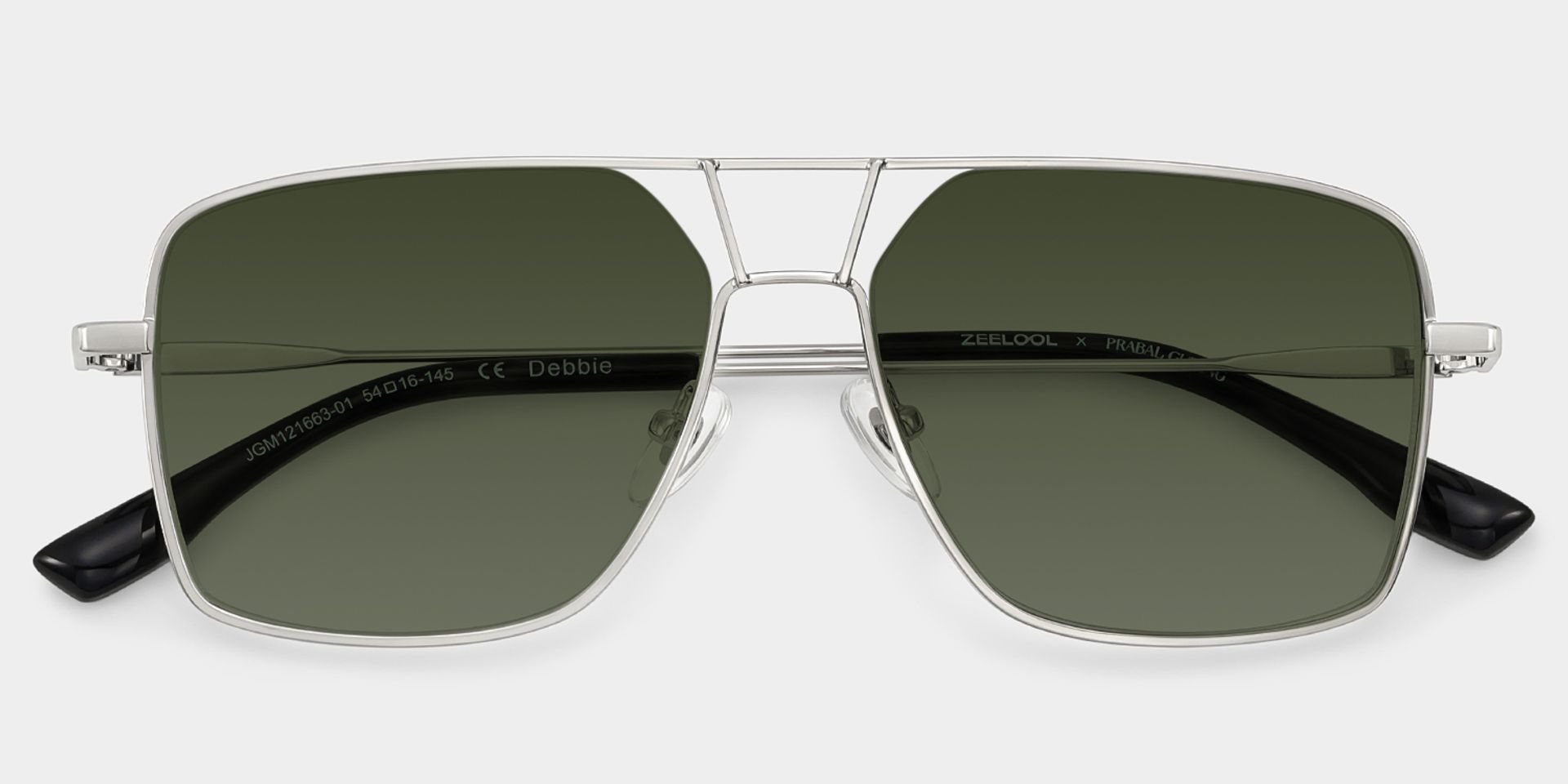 Debbie Silver Metal Aviator Sunglasses | ZEELOOL x Prabal Gurung2