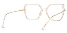 Keller Geometric Purple Floral Glasses5