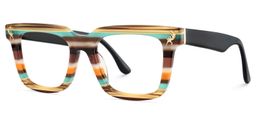 Lauffer Multicolor Rectangle Glasses3
