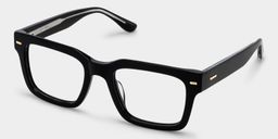 Benjamin Rectangle Black Glasses3