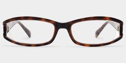 Willow Tortoise Rectangle Glasses1