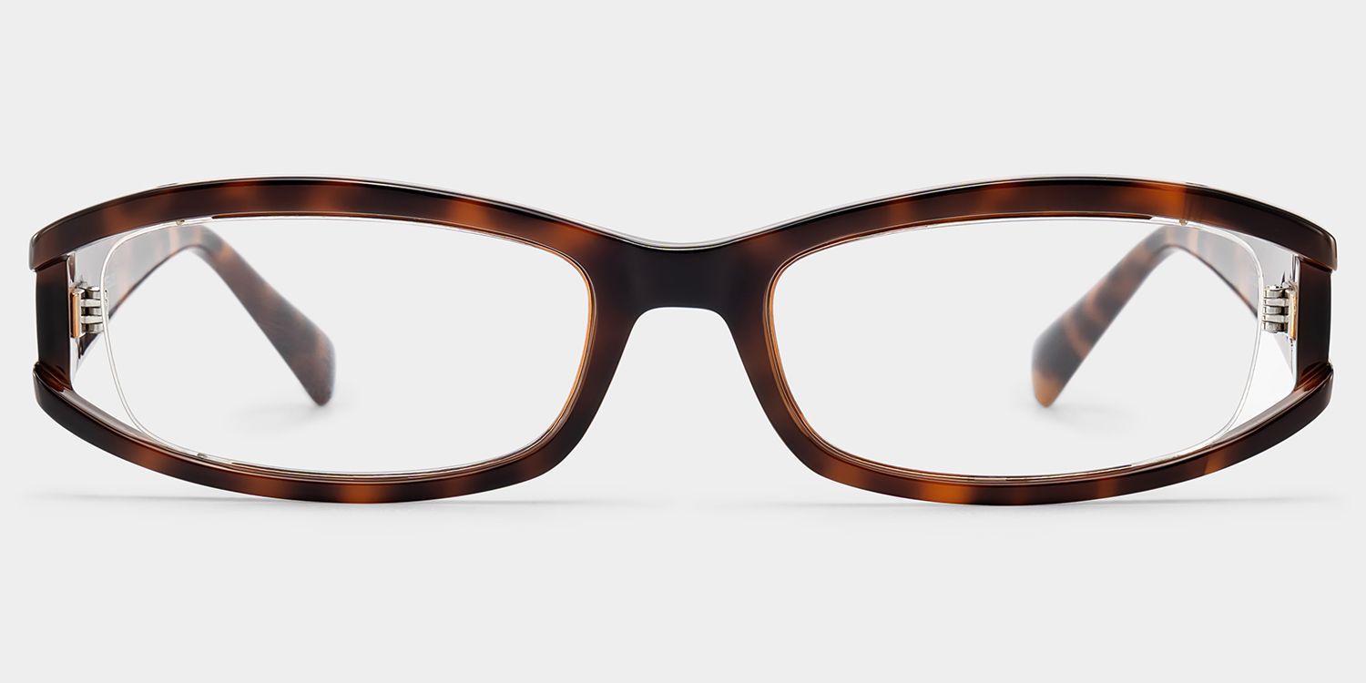 Willow Brown Tortoise Rectangle Glasses for Women | ZEELOOL1