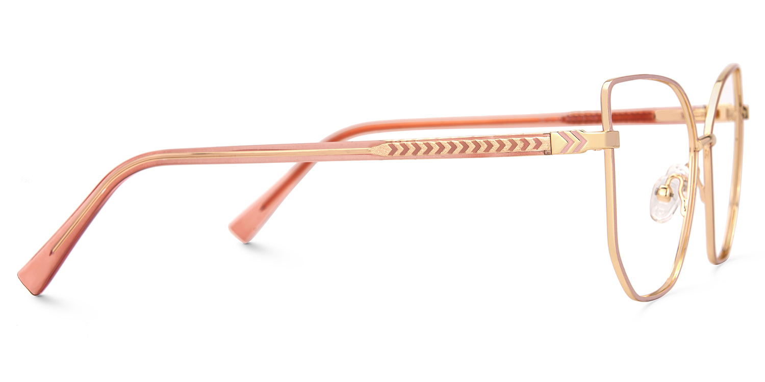 Matte Geometric Sabita Glasses with Full-Frame | ZEELOOL UK2