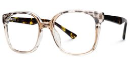 Siner Beige Square Glasses3