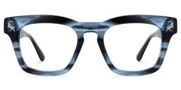 Dodard Square Blue Glasses0