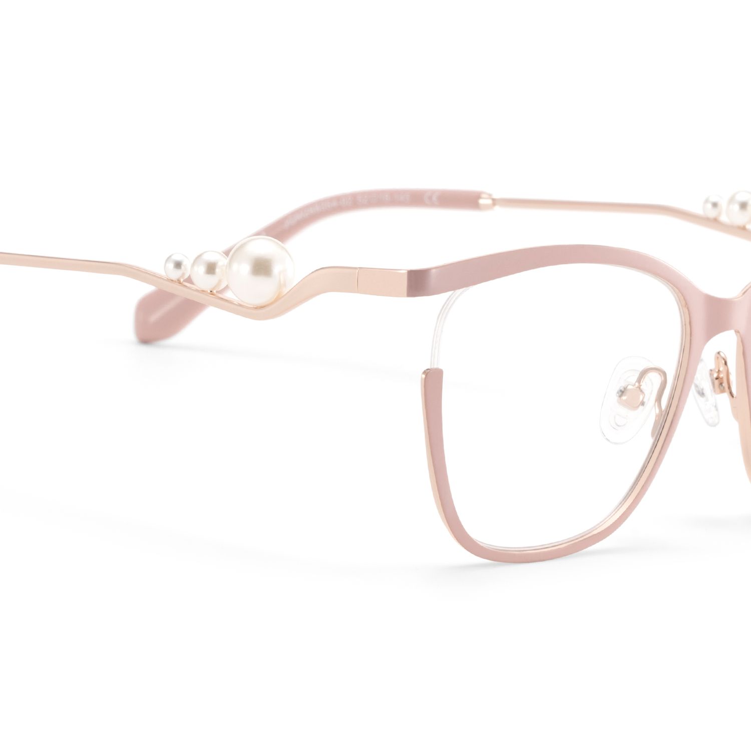 Aria Eyeglasses in Round Pink Frame | ZEELOOL UK6