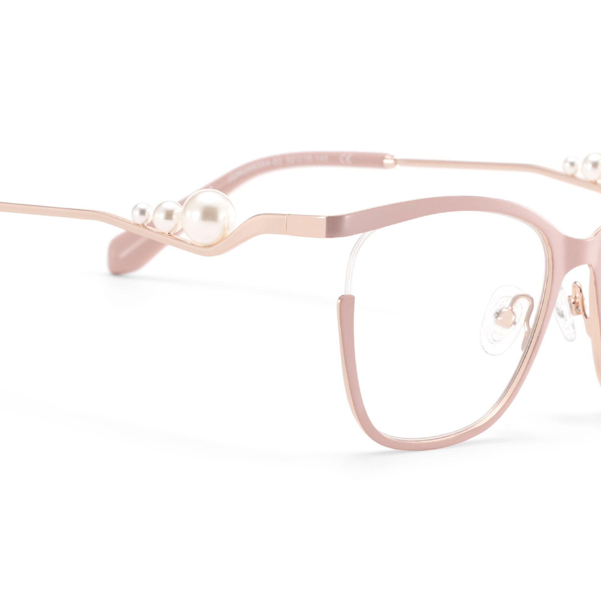 Aria Eyeglasses in Round Pink Frame | ZEELOOL UK6