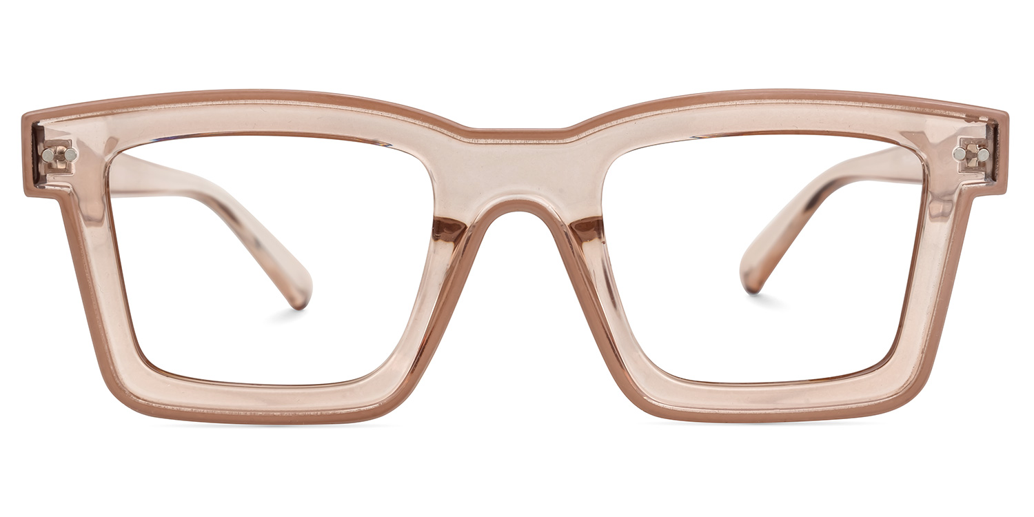 Kristan Square Brown Glasses0