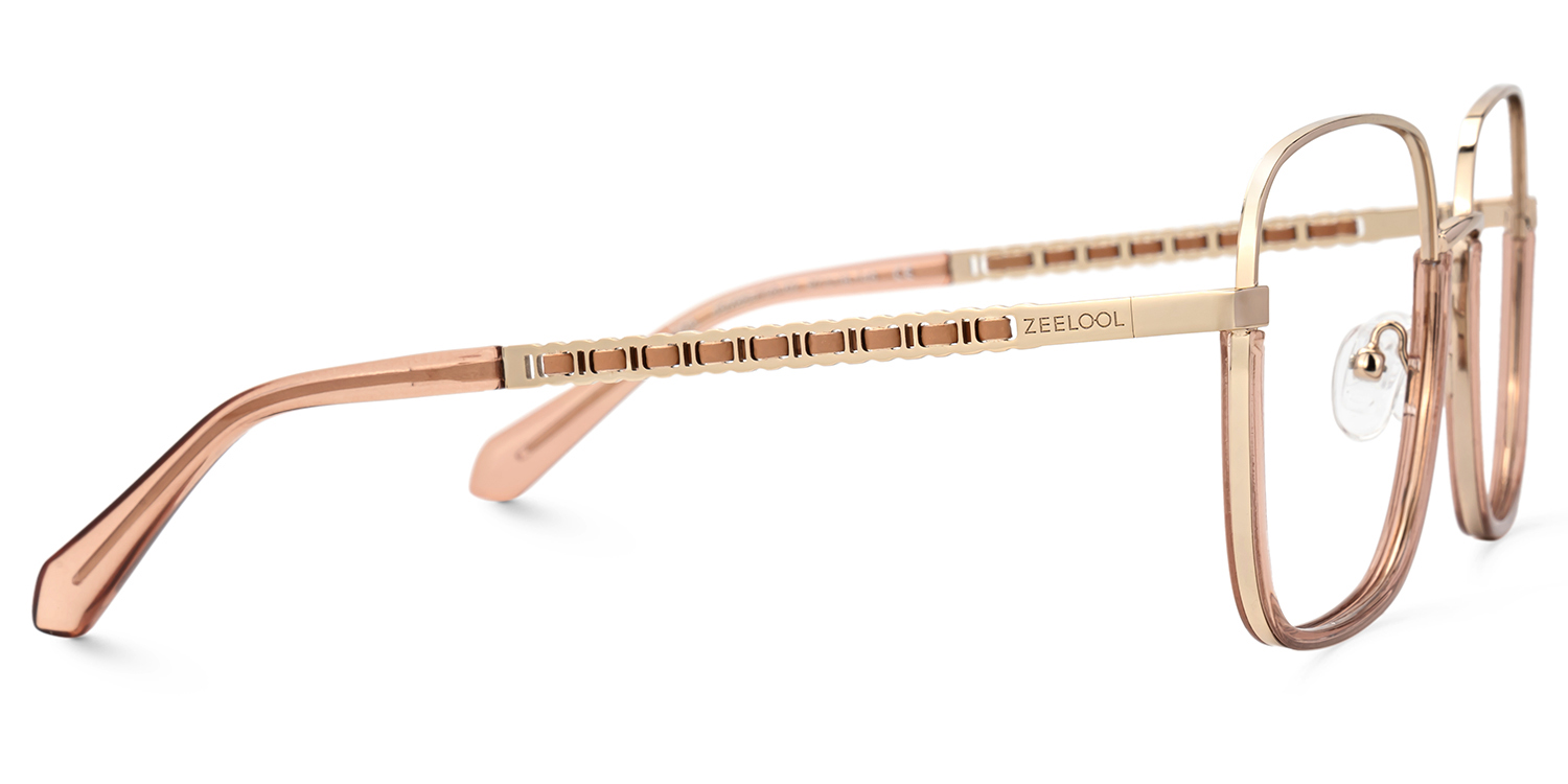 Perfecta Oversized Square Glasses Women's Glasses | ZEELOOL UK3