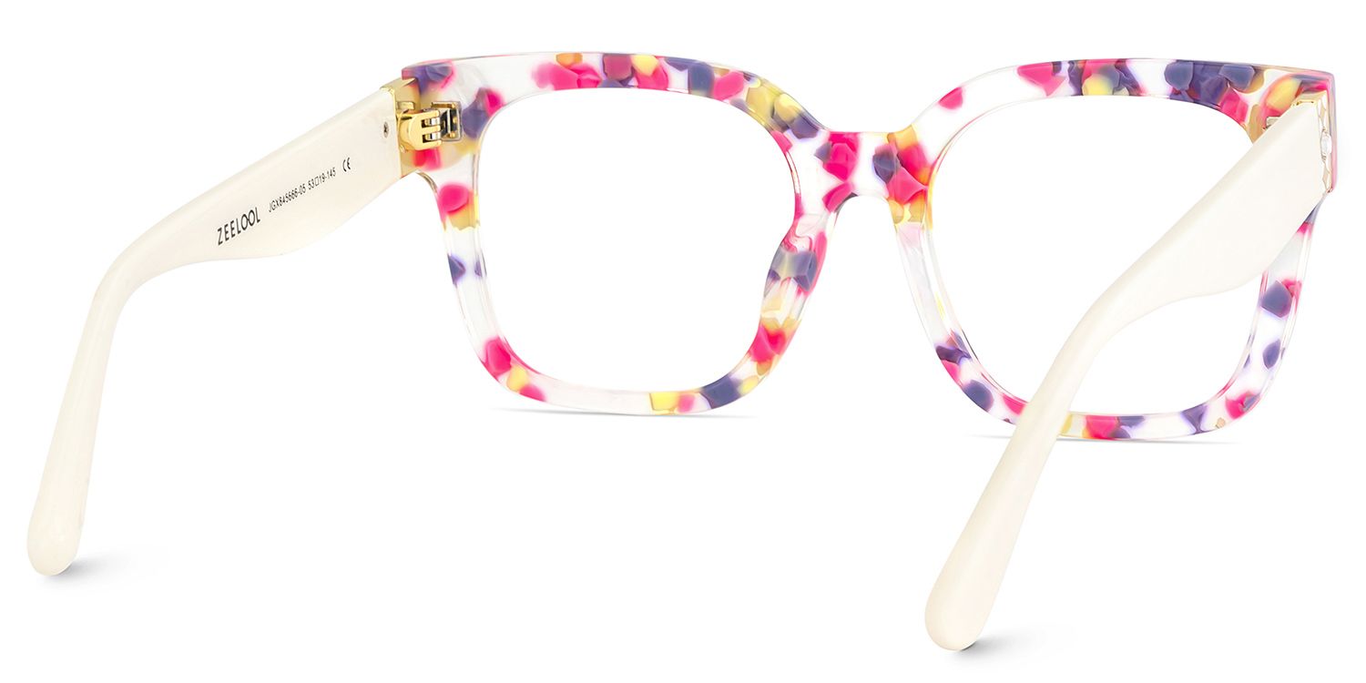 Designer Scicluna Glasses in Full-frame With White Temples5