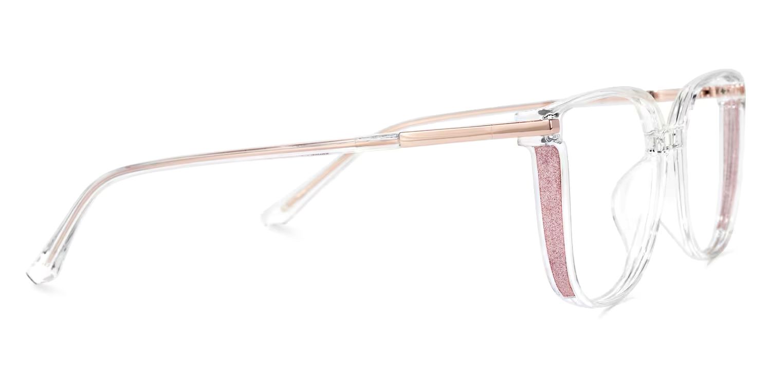 Rodz Square Clear Frame Glasses | ZEELOOL UK3