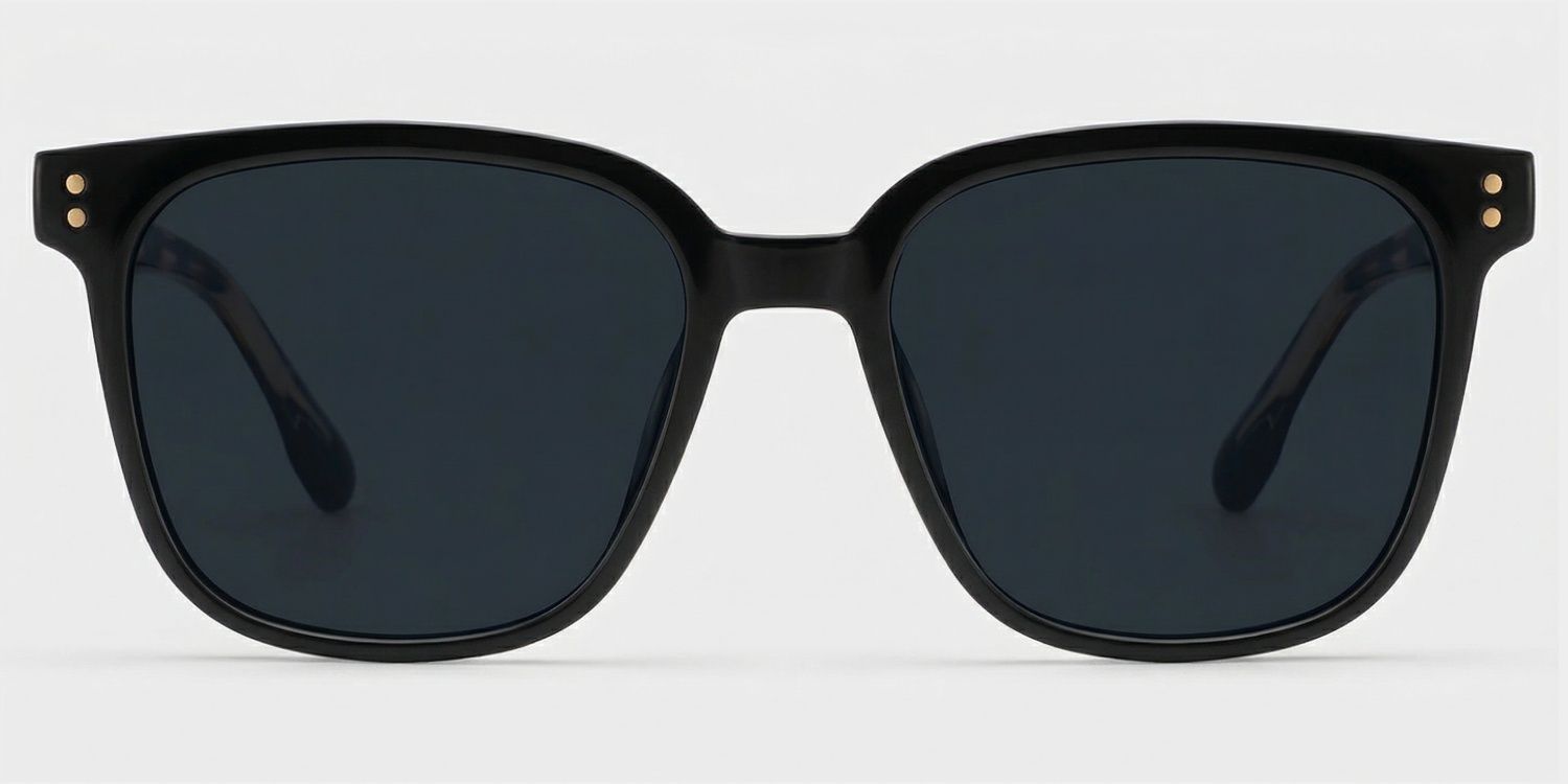 Donnalyn Black Square Natural Eyewear | ZEELOOL0