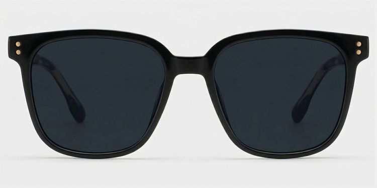 Donnalyn Black Square Glasses
