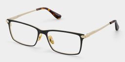 Alexander Rectangle Black Glasses3