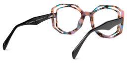 Bobbie Geometric Pink-Tortoise Glasses3