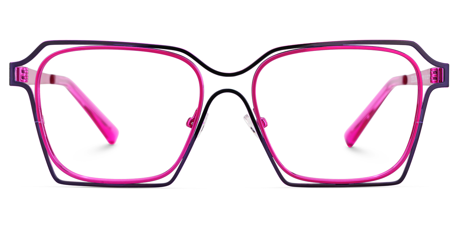 Foday Geometric Purple Glasses1