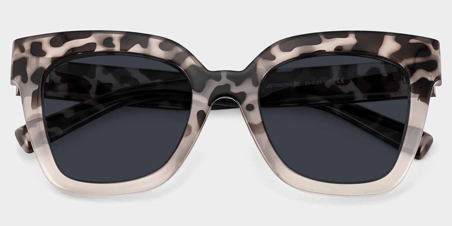 Malcolm Square Two-Tone Sunglasses | Zeelool1