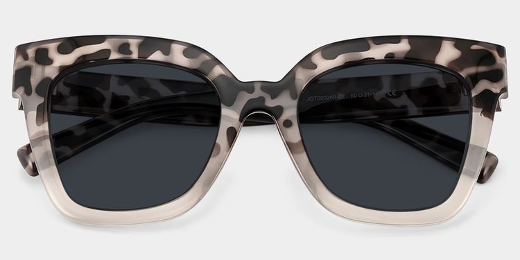 Malcolm Square Two-Tone Sunglasses