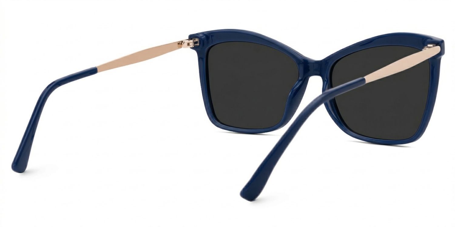 Isaebella Butterfly Blue Frame Glasses | Zeelool Optical3