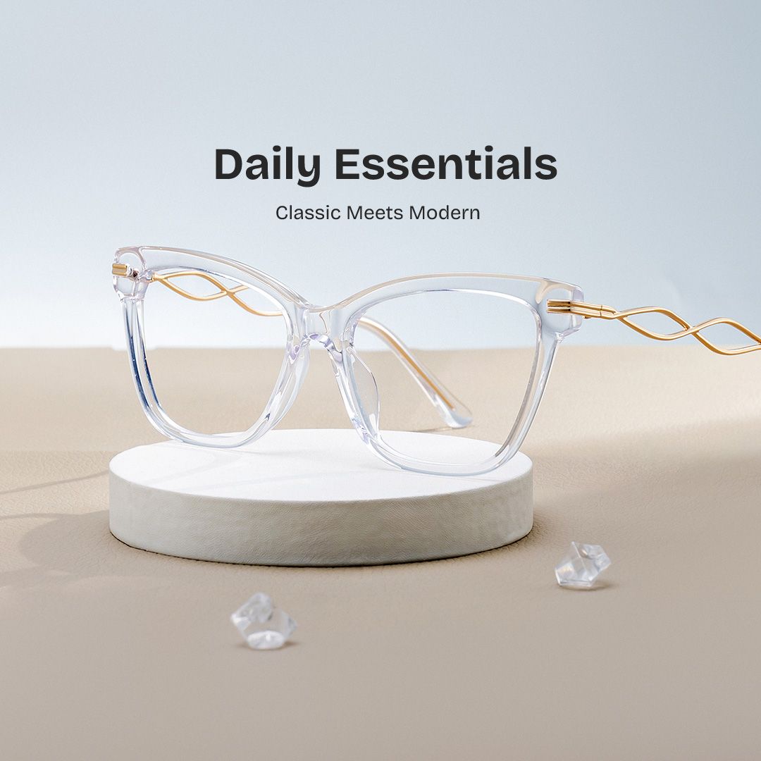 Mason Eyeglasses in Cat eye Clear Frame | ZEELOOL UK0